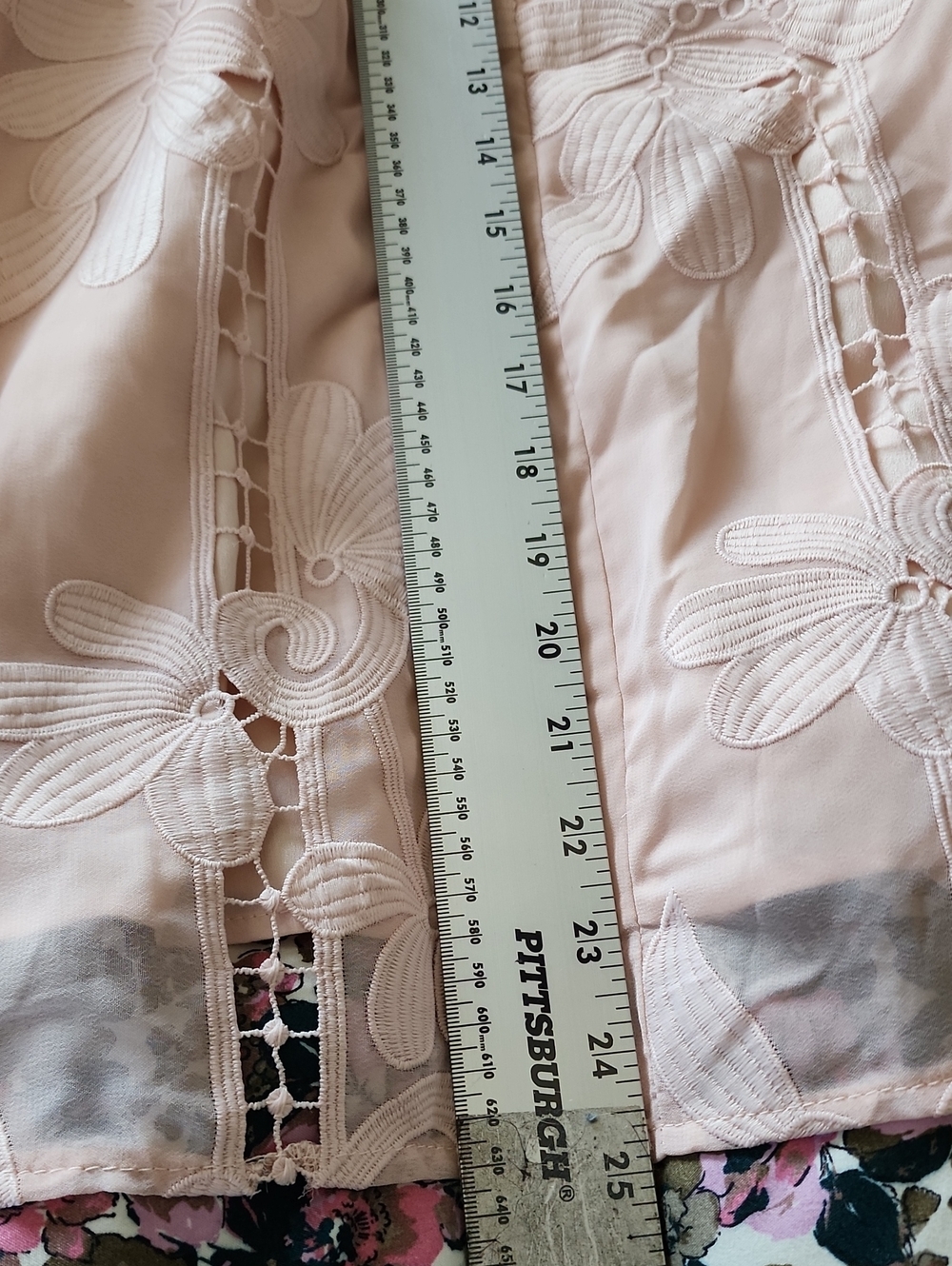 Lovers + Friends Blush Pink Floral Lace Mini Dress - Picture 10 of 10